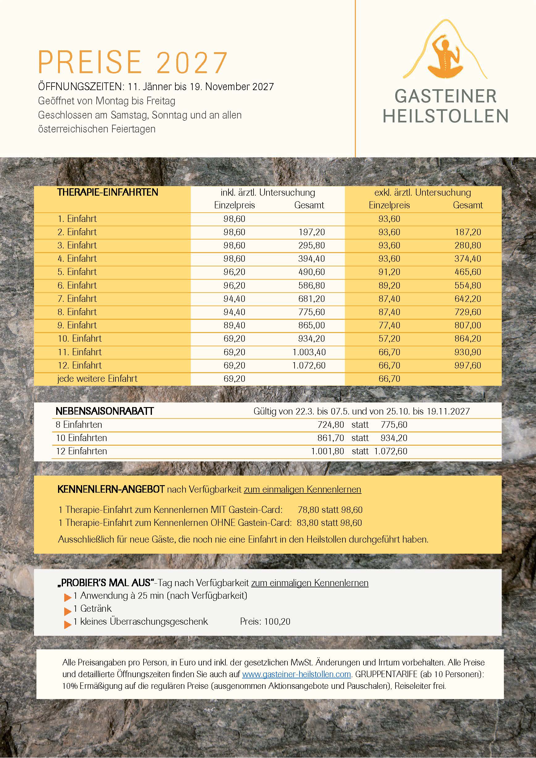 vermieterpreisliste 2027 vermieterpreisliste 2027